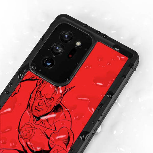 DC Comics The Flash Comic Pop Galaxy Note20 Ultra 5G Waterproof Case